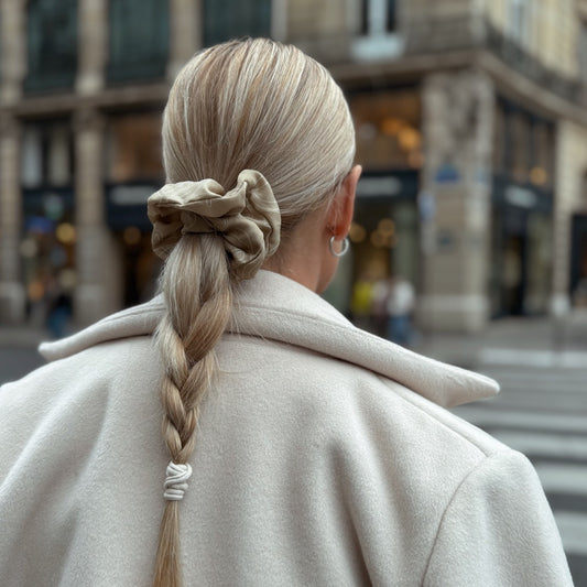 SILK& SCRUNCHIE MAXI HUMUS