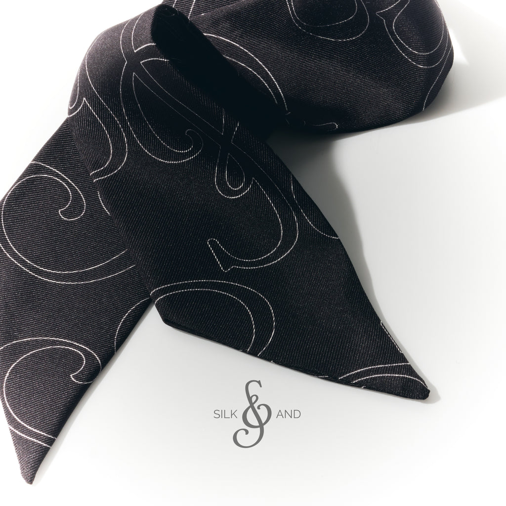 SILK& TWILLY BLACK