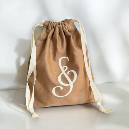 SILK& Bomulds Mulepose - Sand farvet