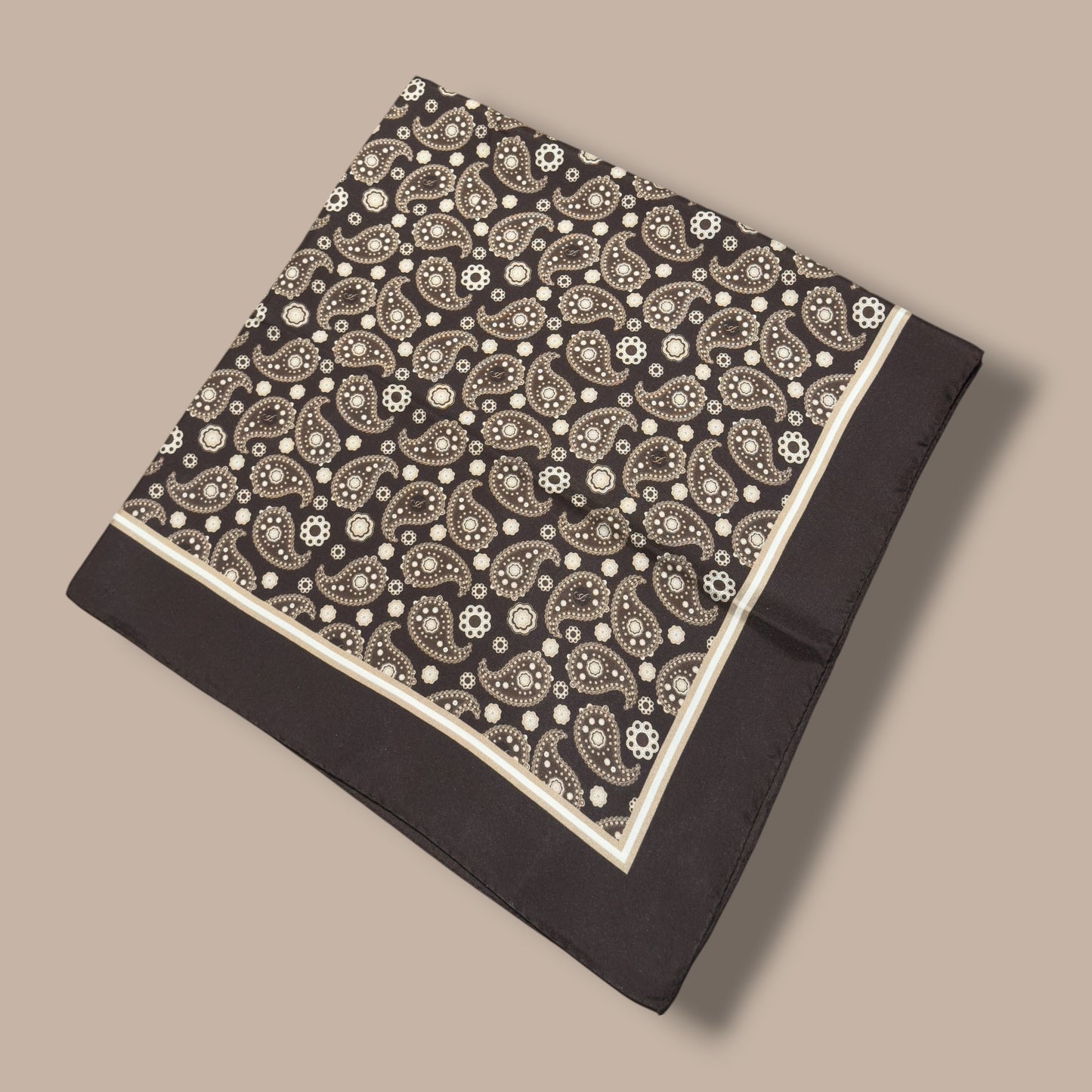 SILK& BANDANA PAISLEY 45x45cm