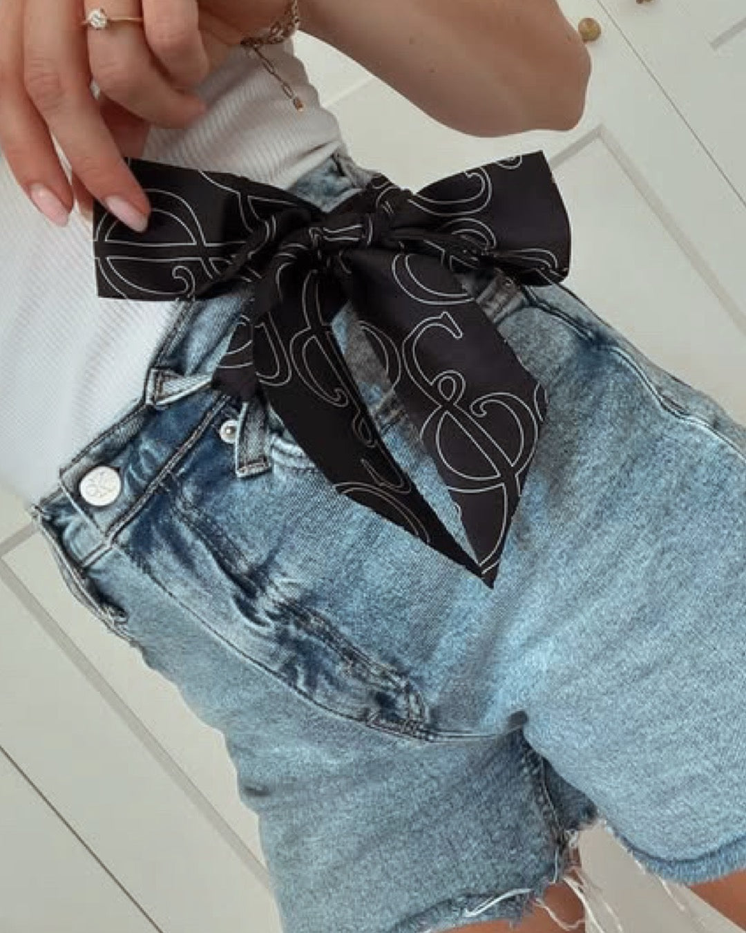SILK& TWILLY BLACK