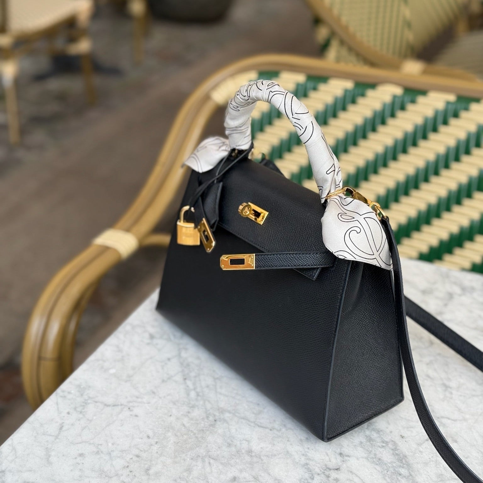 SILKAND Twilly Off-White