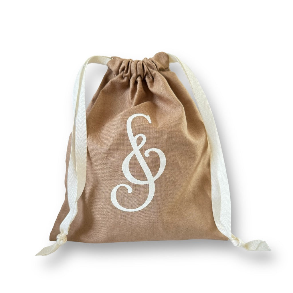 SILK& DRAWSTRING BAG 